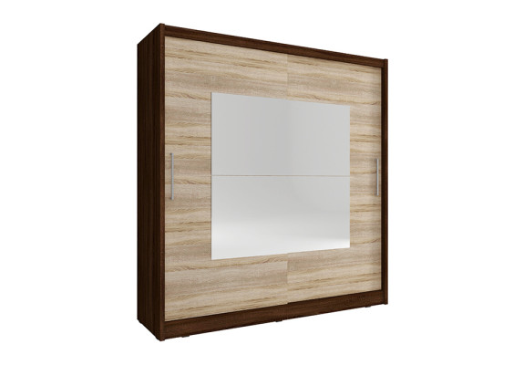 Design Kleider Schrank Schiebe Schränke Holz Schwebe Türen Kleiderschrank 180cm