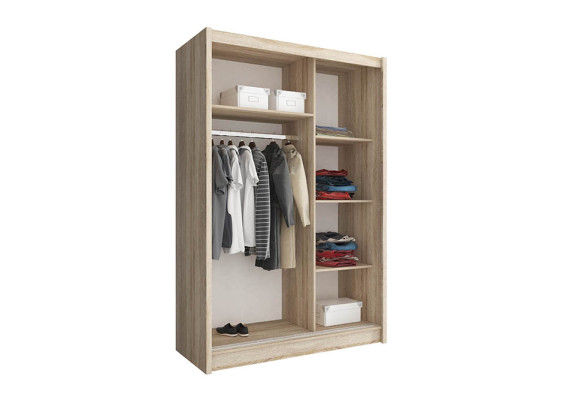 Mehrzweck Regale Schrank Regal Aufbewahrungs Kleiderschränke 130cm