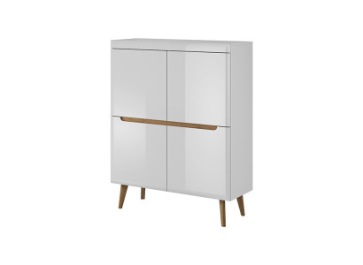 Moderne Holz Kommode Sideboard Kommoden 107cm XXL Low Boards