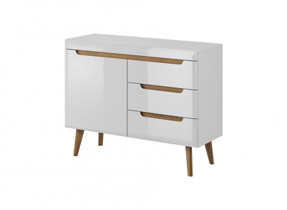 Hochglanz Neu Kommode Sideboard Schrank Regal 107cm Schränke Regale