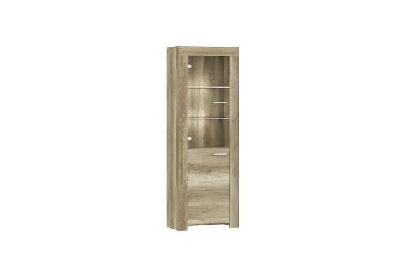 Vitrine RP70 Holz Modern Schrank Esszimmerschrank Standvitrine Regal