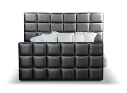 Schlafzimmer Betten Kunstleder Luxus Bett Boxspringbett 180 x 200 cm