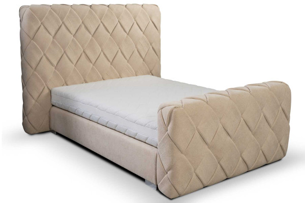 Luxus Schlafzimmer Möbel Betten Modern Bettrahmen 140x200 cm Design Kopfteil