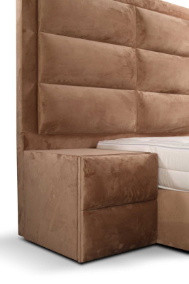 Luxus Schlafzimmer Set Nachttisch Bett 2tlg.Komplett Set Design Einrichtung Neu