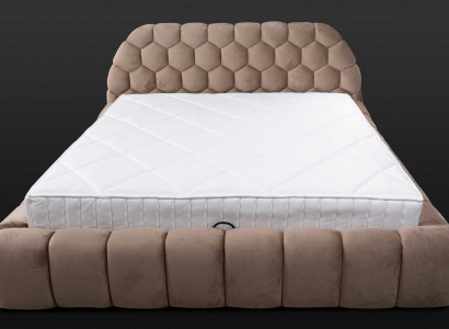 Designer Bett Schlafzimmer Betten Textil Hotel Luxus Polster Luxus