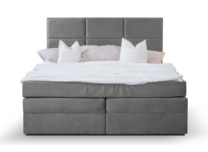 Doppel Bett Gepolsterte Betten Stoffbett Design Luxus Möbel 180x200 Bettrahmen