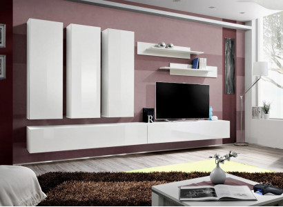 Wohnwand Komplett Holzmöbel Designer Wohnzimmermöbel Luxus Wandschrank