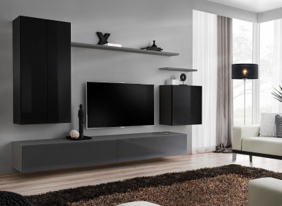 Wohnwand Sideboard Wandregal tv Schrank Regal Wandschrank Wohnzimmer Möbel