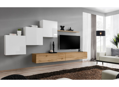 Wohnzimmer Tv-Ständer 3x Wandschrank Wandregal Luxus Design Sideboarad Wohnwand