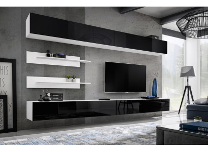 Wandschrank Wohnzimmer tv Ständer Luxus Wohnwand Holzmöbel Neu Modern