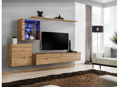 Wohnwand Moderne TV Ständer Wohnzimmer Möbel Design Wand Regale Komplett