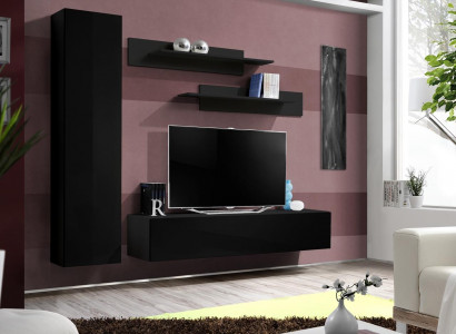 Wohnwand Komplett Designer Moderne Wohnzimmermöbel Wandschrank Neu