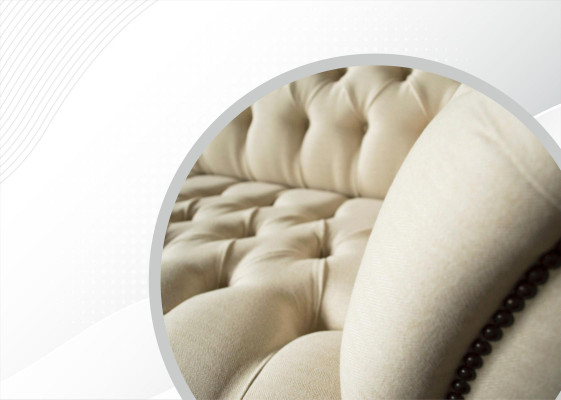 Chesterfield Creme Textil Wohnzimmer Neu Kreative Modern Design Möbel Luxus Sofa