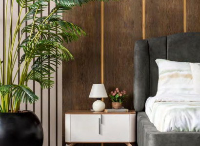 Schlafzimmer luxuriöse Nachttisch Beistelltisch Design Modernes neu Weiß Holz