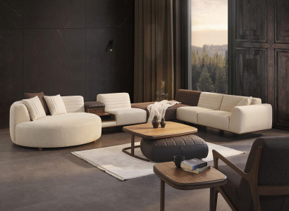 Luxus Sofa Couch U-Form Polster Möbel Wohnzimmer Ecksofa Textil Einrichtung