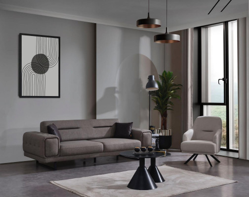 Luxus Sofa Set 2tlg Sessel Luxus Sofa Couch Dreisitzer Wohnzimmer Einrichtung