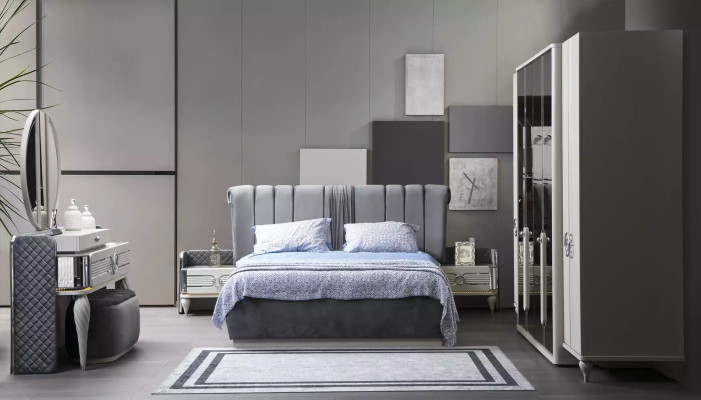 Schlafzimmer Schminktisch mit Spiegel Luxus Neu Konsole Modern Design