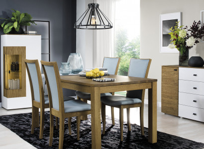 Set 6x Stuhle Luxus Design Polster Massiv Holz Büro Office Esszimmer Stühl Sitz