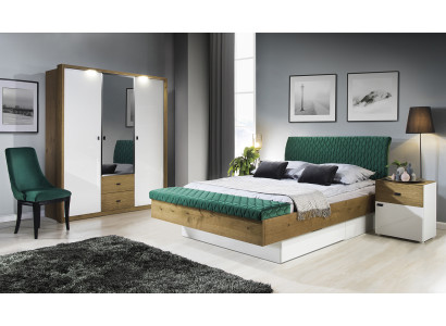 Designer Polsterbett Bett Betten Stoff Holz Luxus Ehebett 180x200cm Doppelbett