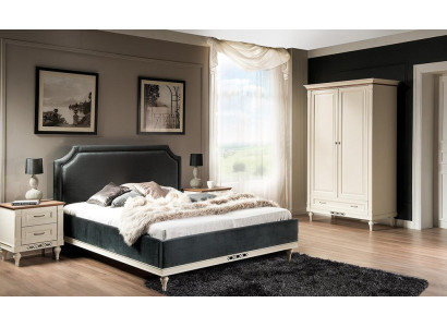 Bett Polster Design Luxus Hotel Betten Ehe 140/160cm Schlaf Zimmer Doppel Textil