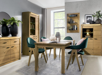 Ausziehbarer Design Holztisch Tisch Ess Wohnzimmer Holz Tische Neu 160/200cm Neu