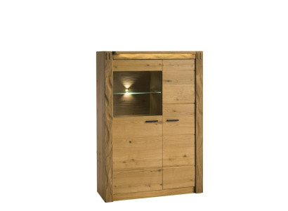 Vitrine Anrichte Schrank Regal Modern Stil Wohnzimmer Kommoden Glas Kollektion