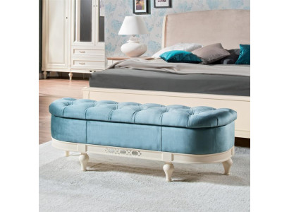 Hocker Fußhocker Beistellhocker Ottomane Chaiselounge Sitzbank Chesterfield