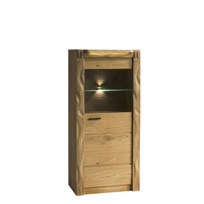 Wand Schrank Schränke Vitrine Glas Design Hoch Holz Vitrinen Wohn Zimmer Möbel