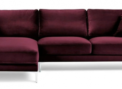 Rot Burgund Ecksofa Design Couchen Polster Sofa Sofas Italienische Möbel Design