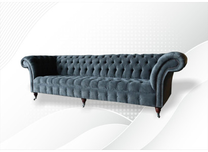 Chesterfield Leder Polster Luxus Sofa Design Couch Klassische Dekor Sofa
