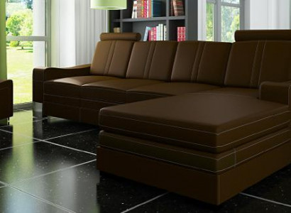 LEDERSOFA WOHNLANDSCHAFT ECKSOFA NEU GARNITUR SOFA XXL LEDERCOUCH mit USB FRANCO
