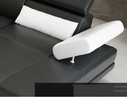 Wohnlandschaft Polster Ecke Eck Sofa Couch Garnitur Landschaft Leder - AlfredC