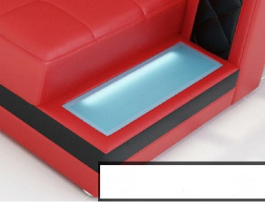 Ecksofa Ledersofa Big XXL U Form Wohnlandschaft Sofa Couch Garnitur Neu H2211B