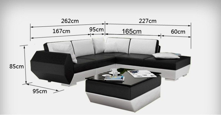 Ledersofa Couch Sofagarnitur Neu Ecksofa Eck Garnitur Dekor Modern Design