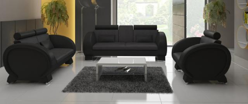 Sofagarnitur 3+2+1 Stoff Couch Desig Sofa Wohnlandschaft Polster Garnitur Textil
