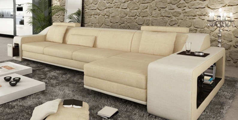 Exklusiver Wohnkomfort Verleihen Sie Ihrem Zuhause mit unserem Luxus-L-Sofa