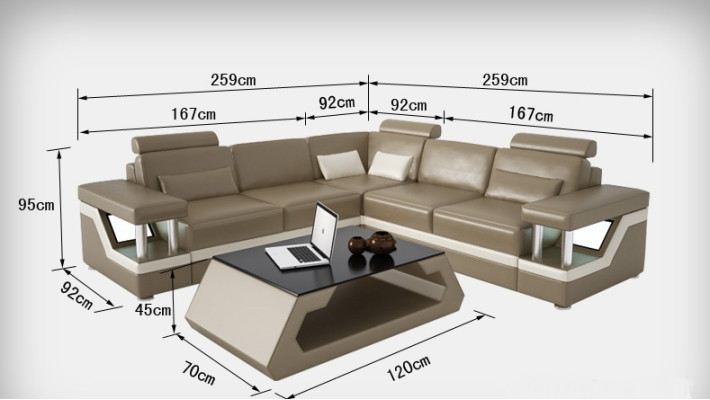 Ledersofa Couch Wohnlandschaft Eck Modern Dekor Ecksofa Design Garnitur