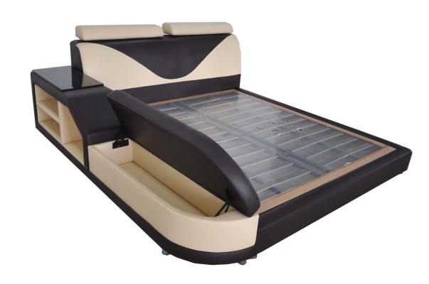 Design Luxus Bett Polster Ehe Hotel Moderne Betten Leder 140/160/180/200 cm