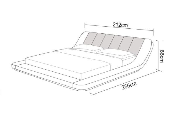 Leder Bett mit USB,Polster Betten Luxus Doppel Ehe 140/160/180 LB8826