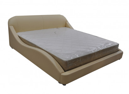 Luxus Bett mit USB Polster Ehe Hotel Moderne Betten Leder 140/160/180/200 cm Bett