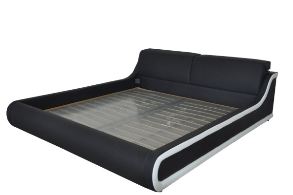 Doppel Luxus Design Leder Bett Polster Hotel Betten Moderne Multifunktion