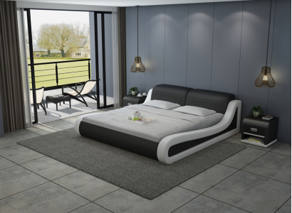 Leder Bett Design Polster Betten Luxus Doppel Big 140/160/180 LB8831