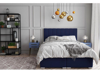 Boxspring Bett Hotel Doppel Komplett Set Matratze Topper Betten Funktion Kasten