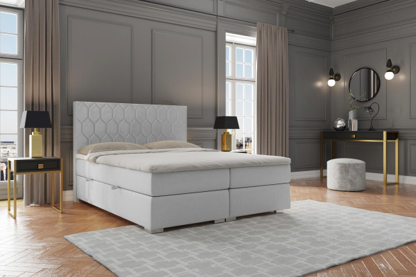 Boxspring Bett Hotel Design Samt Luxus Betten Polster Bettkasten Funktion Doppel