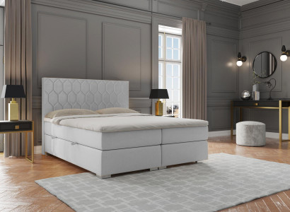 Boxspring Bett Hotel Design Samt Luxus Betten Polster Bettkasten Funktion Doppel
