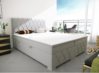 Boxspring Bett Hotel Doppel Bett Textil Luxus Betten Polster Bettkasten Funktion