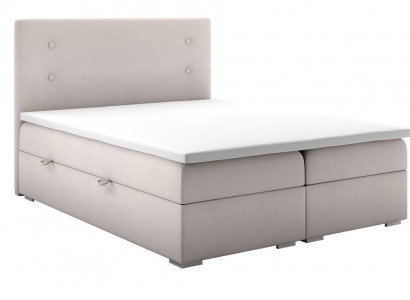 Boxspring Bett Kasten Funktion Hotel Doppel Komplett Set Topper Matratze Betten