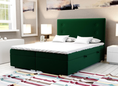 Boxspring Bett Hotel Doppel Komplett Set Matratze Topper Betten Funktion Kasten