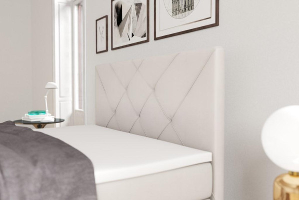 Moderne Boxspring Betten Hotel Doppel Luxus Bett Polster Kasten Funktion Leder