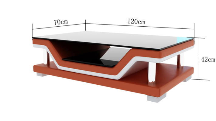 Couchtisch Tisch Couchtische Glastisch Designer Beistelltisch CT9003
